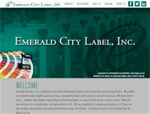 Tablet Screenshot of emeraldcitylabel.com
